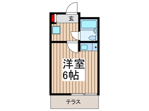 ハイツサンマリ－ナの物件間取画像